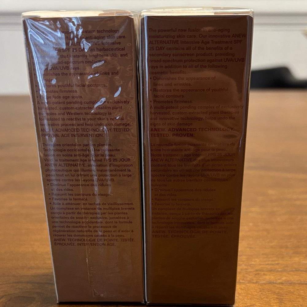 2 X Avon Anew Alternative Intensive Age Treatment SPF 25 DAY Sealed 50ml NOS - Picture 3 of 4